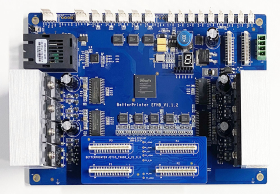 USB2.0 Tx600 Four Head Printer Board For Flat Panel PET Film Heat Transfer Printer